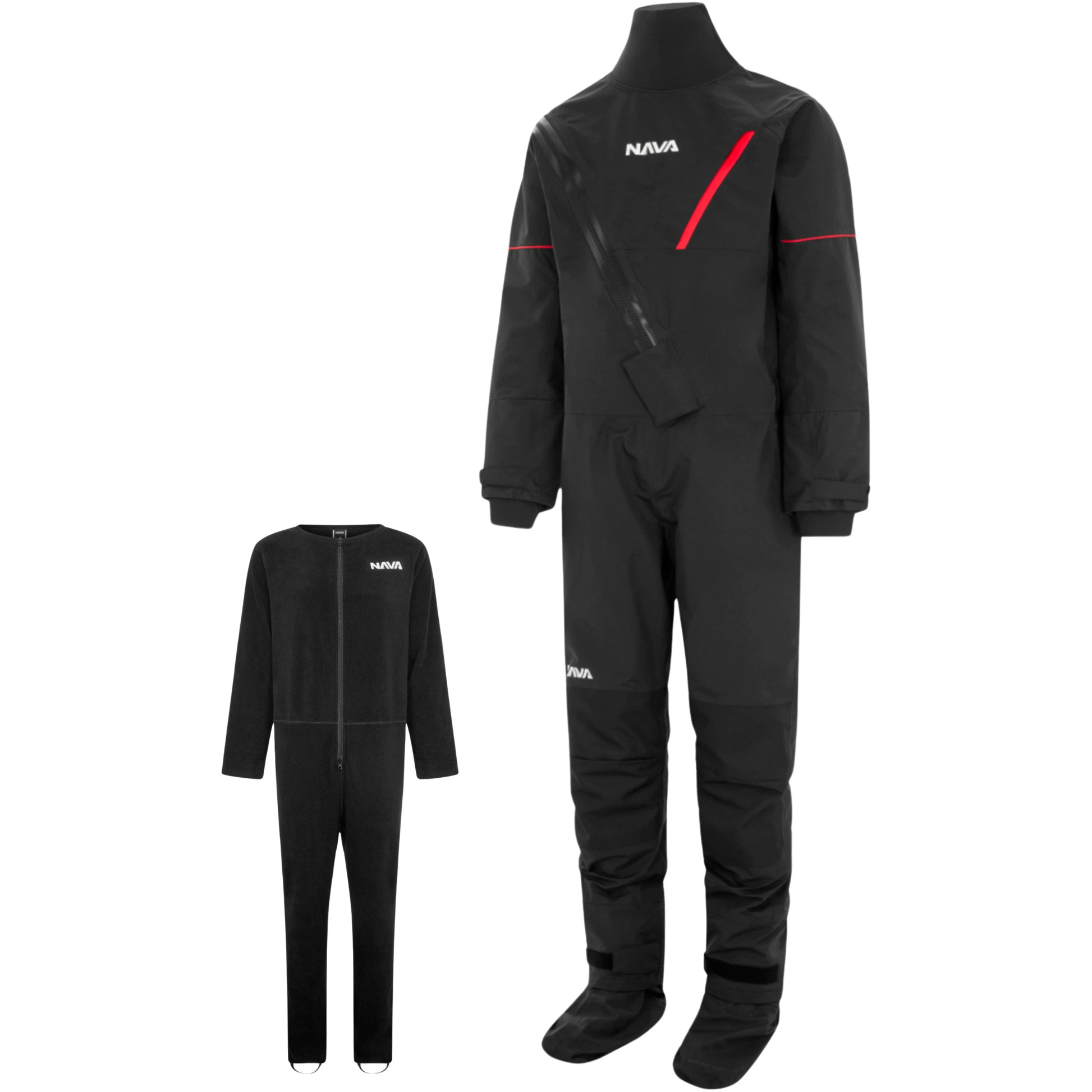 Muta Front Zip Nava Performance Club 2026 E Sottomuta In Fleece Club NAVADSAUSB - Black
